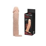 Extended 6 cm Dolgulu Realistik Penis Kılıfı Uzatmalı Prezervatif