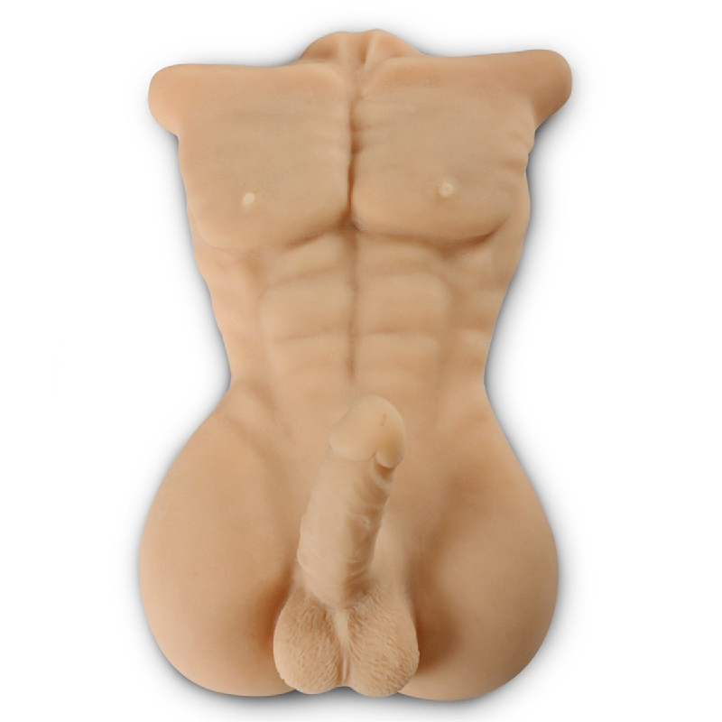 2 İşlevli Realistik 18 cm Penisli Erkek Vücut Daniel - Görsel 3