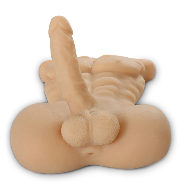 2 İşlevli Realistik 18 cm Penisli Erkek Vücut Daniel - Görsel 4