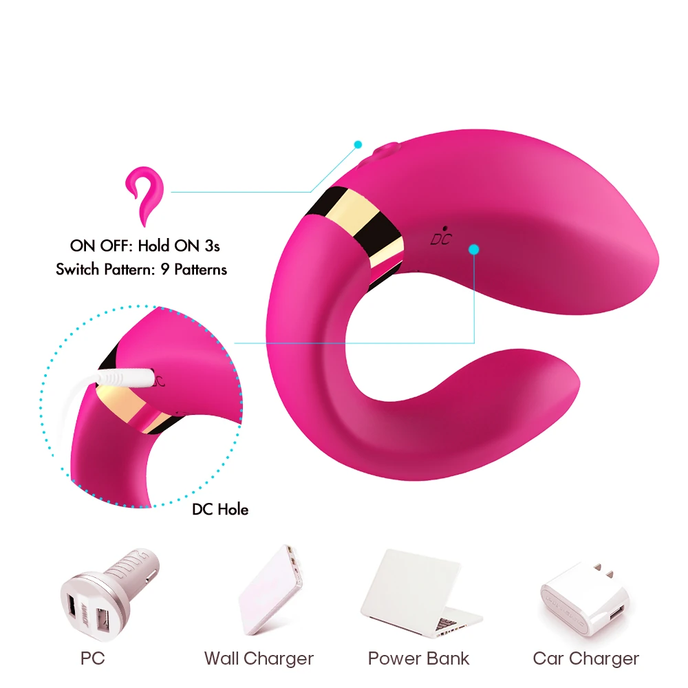 Prime Toys Crescent Kablosuz Kumandalı Klitoris Uyarıcı Çift Vibratörü - Görsel 5