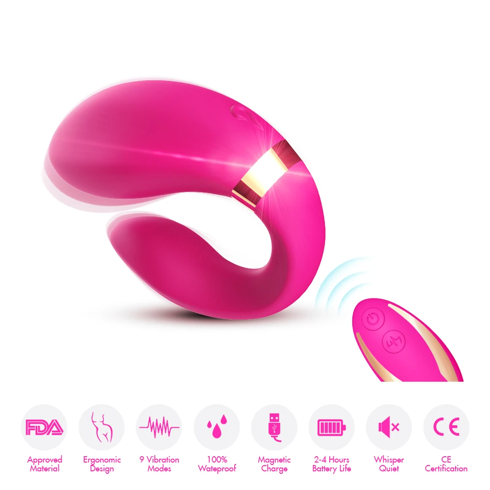 Prime Toys Crescent Kablosuz Kumandalı Klitoris Uyarıcı Çift Vibratörü - Görsel 8